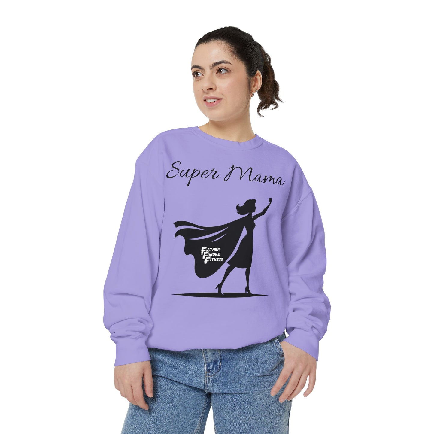Super Mama - Unisex Garment-Dyed Sweatshirt