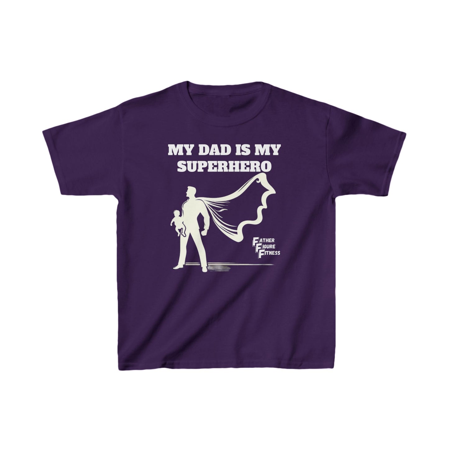My Dad is a superhero - Kids Heavy Cotton™ Tee