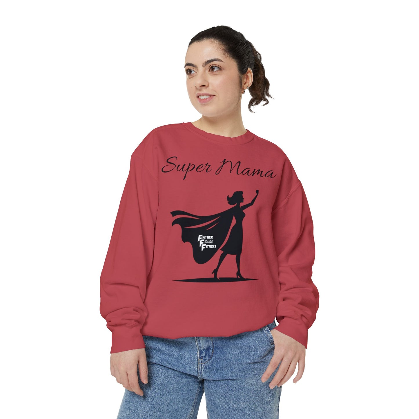 Super Mama - Unisex Garment-Dyed Sweatshirt