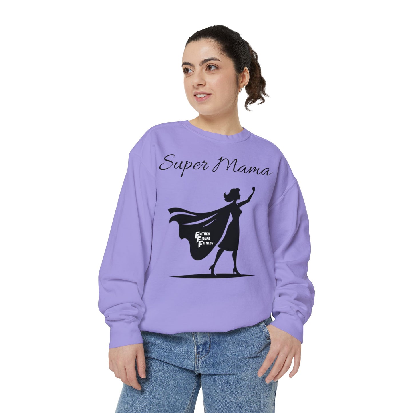 Super Mama - Unisex Garment-Dyed Sweatshirt