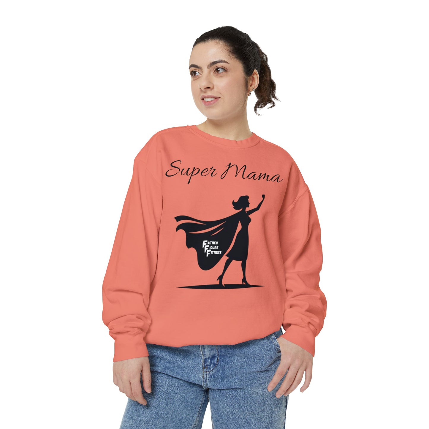 Super Mama - Unisex Garment-Dyed Sweatshirt